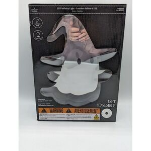 Ashland Halloween LED Infinity Light Ghost Decor Battery Operated Timer New